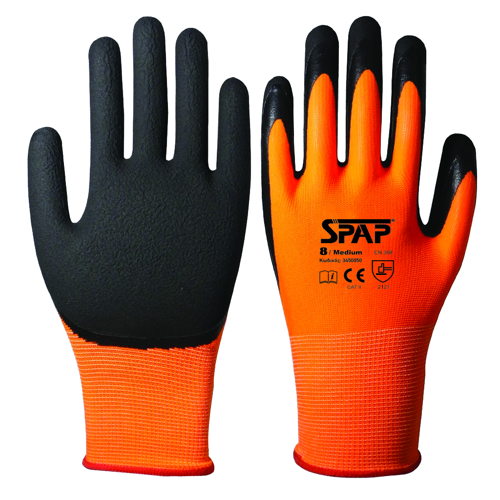 ΓΑΝΤΙΑ LATEX ORANGE XL/10 SPAP