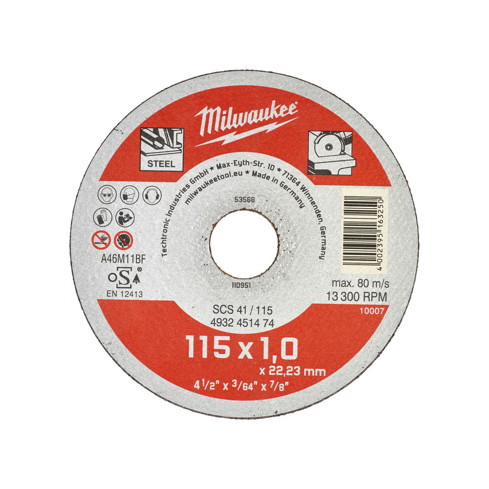 ΔΙΣΚΟΣ ΚΟΠΗΣ CD 115x1mm MW