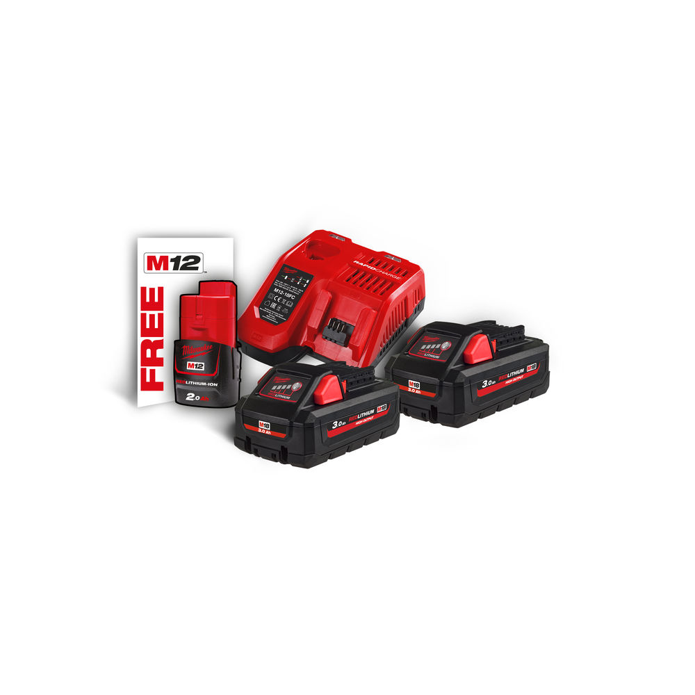 SET ΜΠΑΤΑΡΙΕΣ & ΦΟΡΤΙΣΤΗΣ M18 HNRG-302 MW