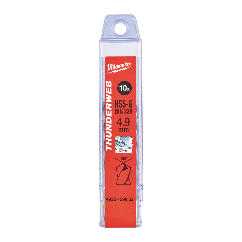 ΤΡΥΠΑΝΙ ΑΕΡΟΣ ΑΣΗΜΙ HSS-G 4.9mm MW
