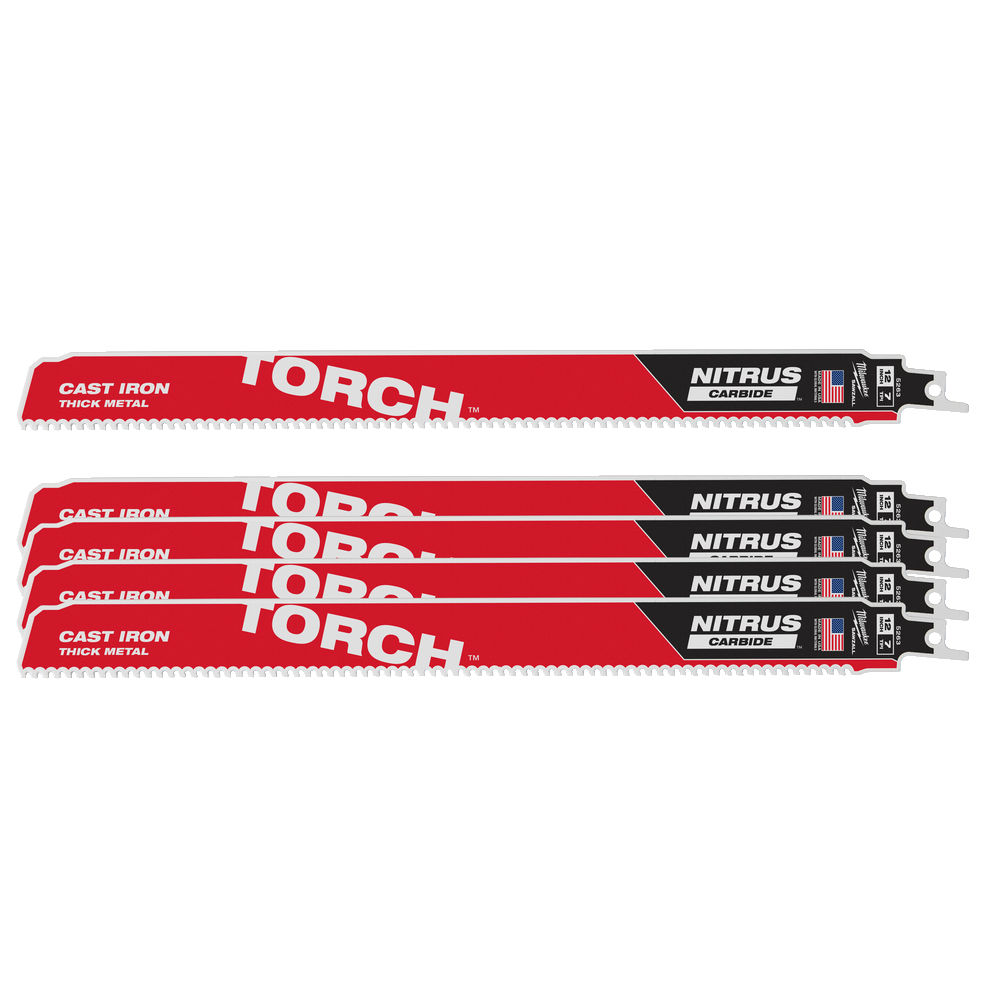ΛΑΜΕΣ ΣΠΑΘΟΣΕΓΑΣ TCT ''TORCH'' NITRUS 300mm 5τεμ. MW