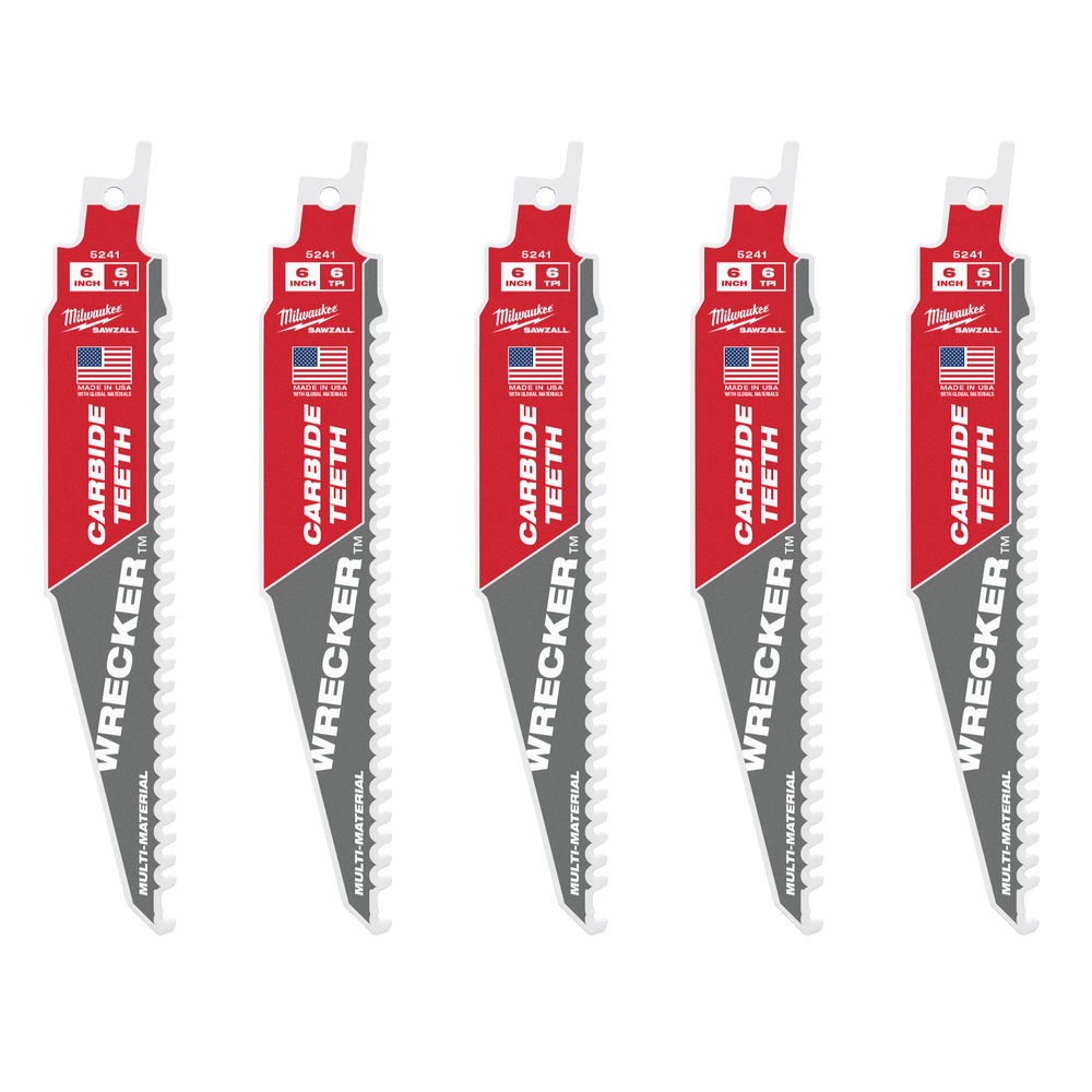 ΛΑΜΕΣ ΣΠΑΘΟΣΕΓΑΣ TCT WRECKER 150mm SET 5τεμ. MW
