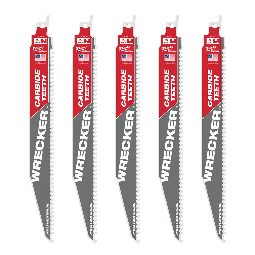 ΛΑΜΕΣ ΣΠΑΘΟΣΕΓΑΣ TCT WRECKER 230mm SET 5τεμ. MW