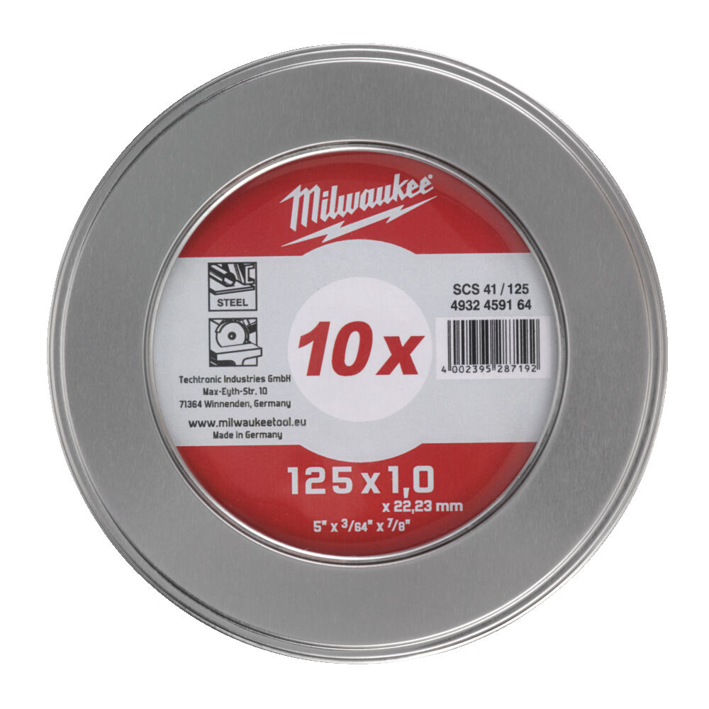 ΔΙΣΚΟΣ ΚΟΠΗΣ INOX CD PRO+ 125x1mm SET 10τεμ. MW
