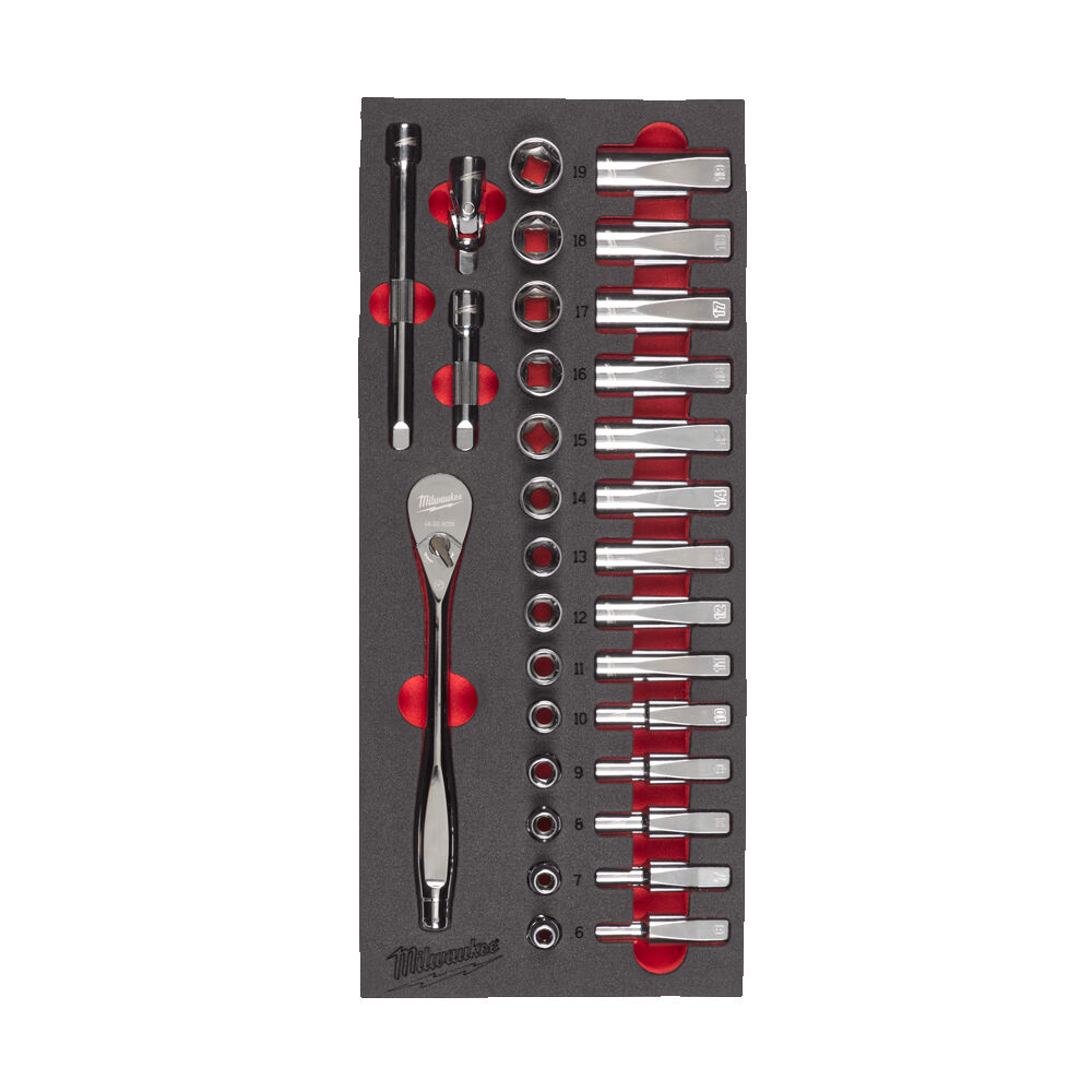 ΕΝΘΕΤΟ ΚΑΣΤΑΝΙΑ & ΚΑΡΥΔΑΚΙΑ 3/8" SET 32τεμ. MW