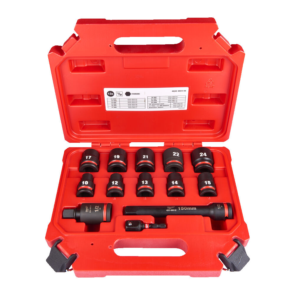ΚΑΡΥΔΑΚΙΑ ΚΡΟΥΣΗΣ SHW 1/2" SET 13τεμ. MW