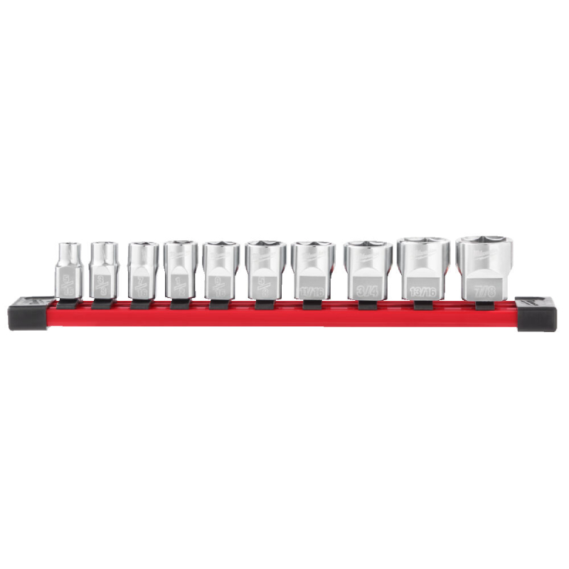 ΚΑΡΥΔΑΚΙΑ 3/8" Chrome ΙΝΤΣΑΣ SET 10τεμ. MW