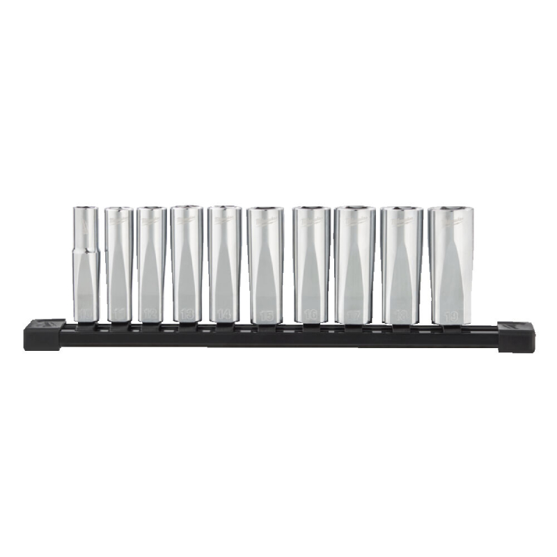 ΚΑΡΥΔΑΚΙΑ ΜΑΚΡΥΑ 3/8" Chrome SET 10τεμ. MW