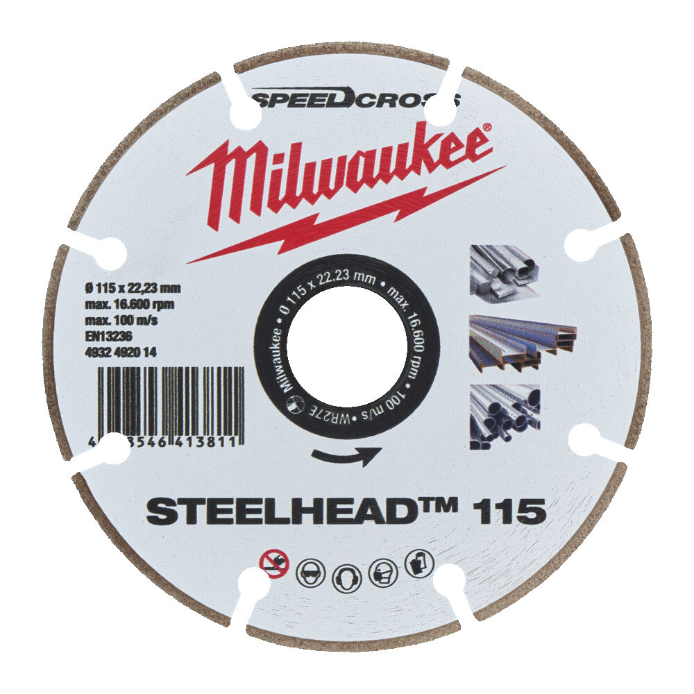 ΔΙΣΚΟΣ ΔΙΑΜΑΝΤΕ STEELHEADTM 115mm MW