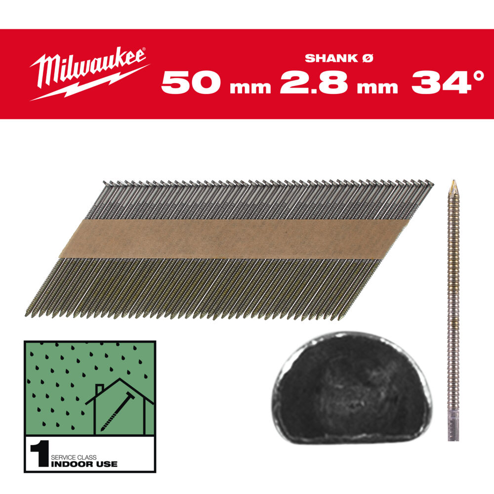 ΚΑΡΦΙΑ D 34° 7.4x2.8/50mm ΡΙΓΩΤΑ 2200τμχ MW