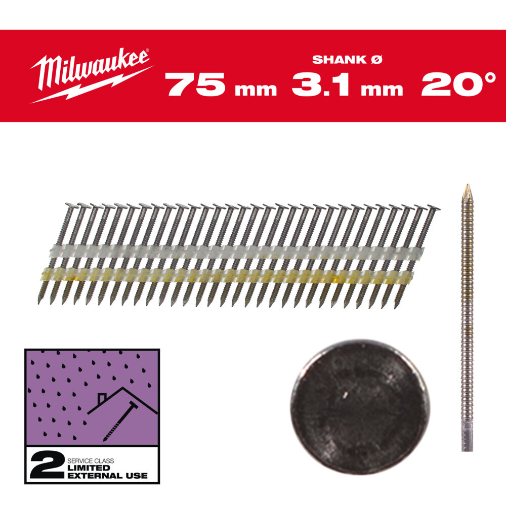 ΒΕΛΟΝΑΚΙ 3.1X75mm ΓΑΛΒΑΝΙΖΕ 1750τμχ MW