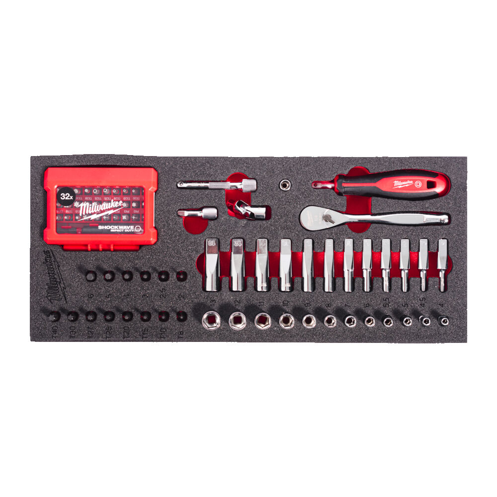 ΚΑΡΥΔΑΚΙΑ ΚΑΙ ΚΑΣΤΑΝΙΑ ΚΑΙ ΜΥΤΕΣ1/4” SET 42τμχ MW