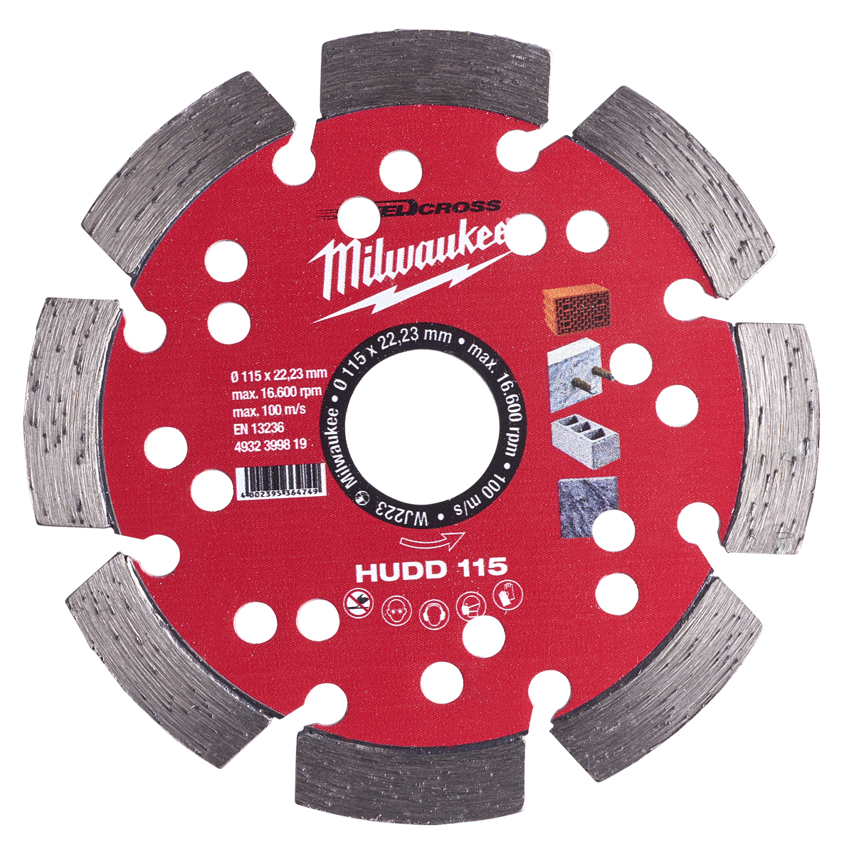 ΔΙΣΚΟΣ ΔΙΑΜΑΝΤΕ HUDD 115mm MW