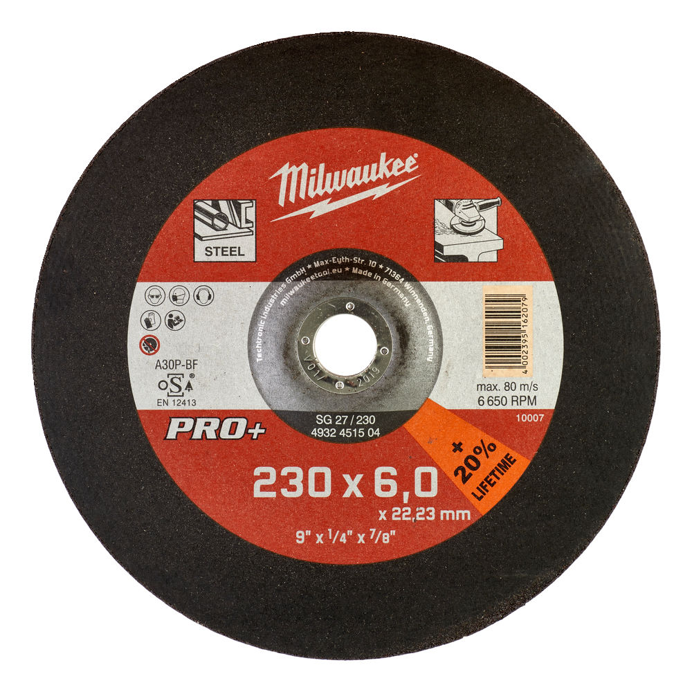 ΔΙΣΚΟΣ ΛΕΙΑΝΣΗΣ PRO+ 230x6mm MW