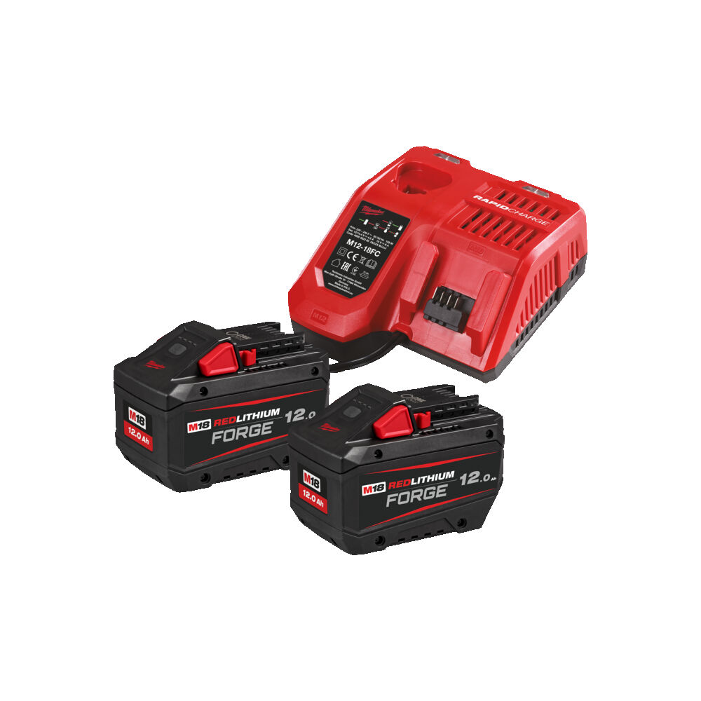SET ΜΠΑΤΑΡΙΕΣ & ΦΟΡΤΙΣΤΗΣ M18 FORGE NRG-122 MW