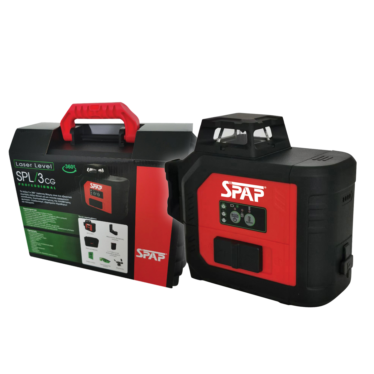 LASER ΠΡΑΣΙΝΟ 3 x 360° SPL/3CG SPAP