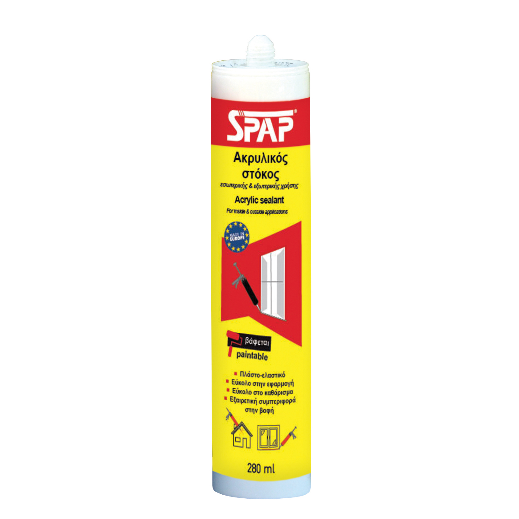ΑΚΡΥΛΙΚΟΣ ΛΕΥΚΟΣ ΣΤΟΚΟΣ 280ml SPAP
