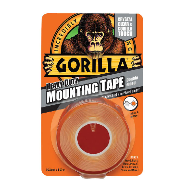ΤΑΙΝΙΑ ΔΙΠΛΗΣ ΟΨΕΩΣ 1.5mχ25mm Heavy Duty Mounting Tape Gorilla