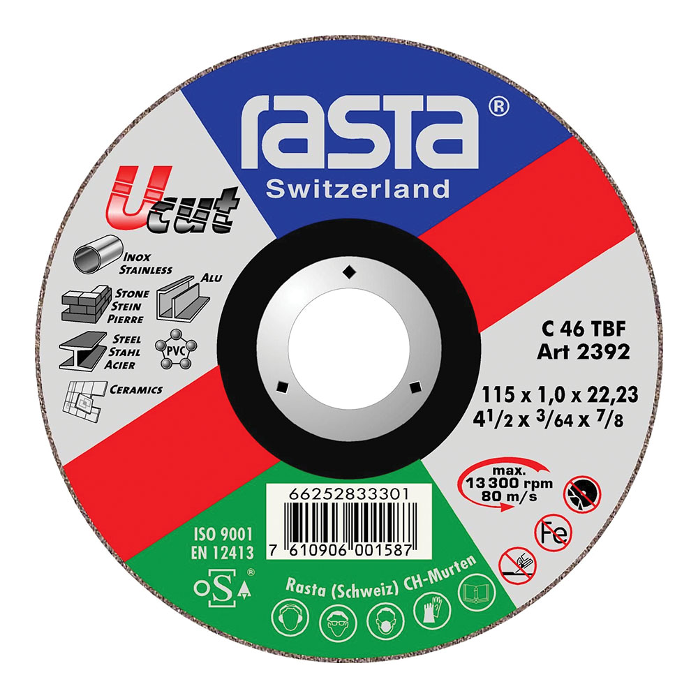 ΔΙΣΚΟΣ ΚΟΠΗΣ Ucut 115x1.0 RASTA