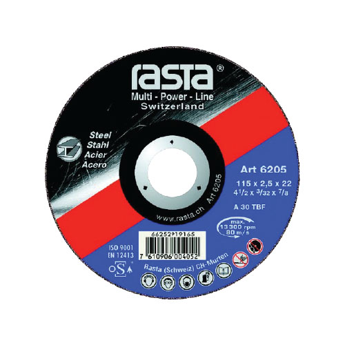 ΔΙΣΚΟΣ ΚΟΠΗΣ ΣΙΔΗΡΟΥ 115x2.5 MULTI RASTA